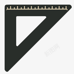 三角尺icon图标图标