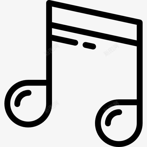 音乐图标png_新图网 https://ixintu.com 歌曲 生日派对 音乐 音乐播放器 音符 颤音