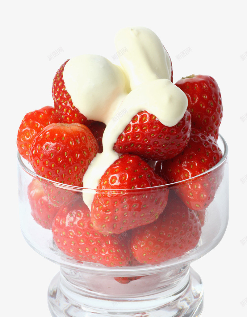 草莓酸奶png免抠素材_新图网 https://ixintu.com 水果 草莓 酸奶 鲜艳