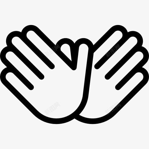 鸽子图标png_新图网 https://ixintu.com 一方面 和平 姿态 手势 手指 聋 表情