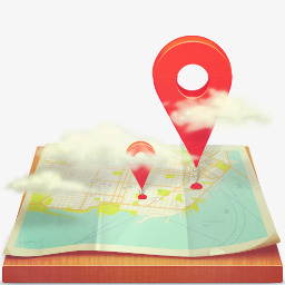 旅游导航png免抠素材_新图网 https://ixintu.com gps定位 地图定位 旅游导航