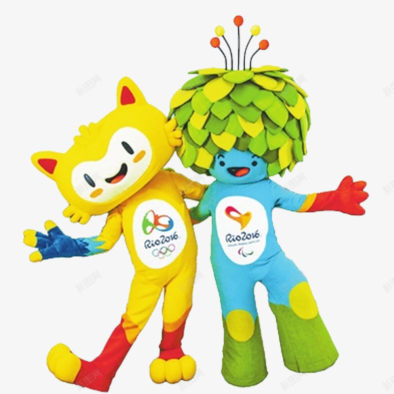 奥运吉祥物png免抠素材_新图网 https://ixintu.com 里约卡通 里约吉祥物 里约奥运会