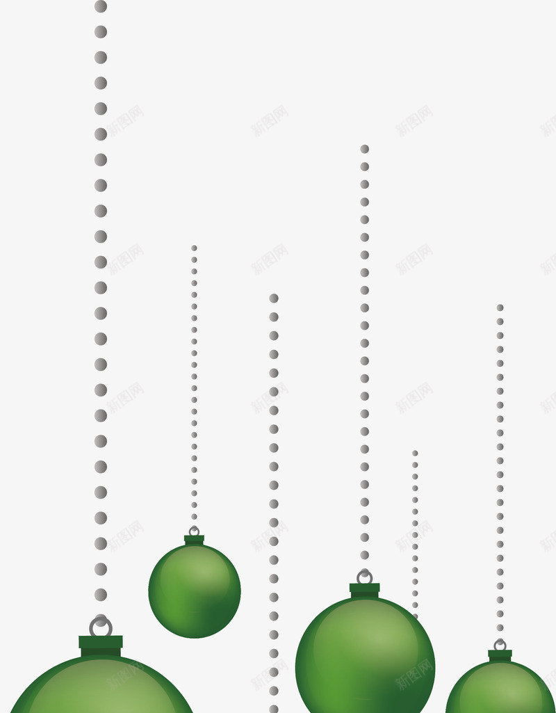 绿色圣诞球挂饰矢量图ai免抠素材_新图网 https://ixintu.com 圣诞快乐 圣诞球 圣诞球挂饰 圣诞节 矢量png 绿色圣诞球 矢量图