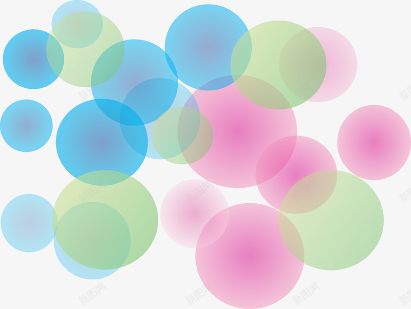 漂浮彩色泡泡装饰png免抠素材_新图网 https://ixintu.com 彩色 手绘 泡泡 漂浮 装饰