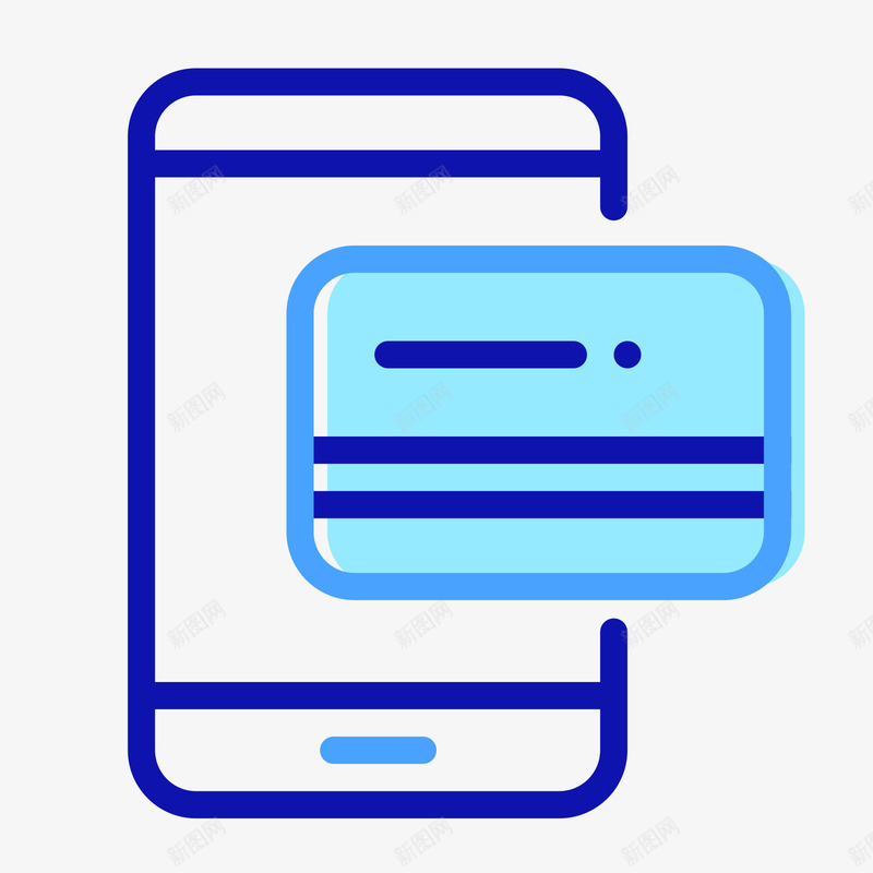 蓝色手绘圆角扫码支付元素矢量图图标eps_新图网 https://ixintu.com 交易 卡通图标 商务 圆角 手绘 扫码 电子商务 蓝色 矢量图