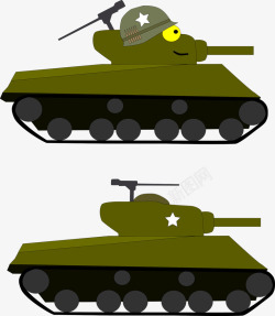 绿色坦克素材