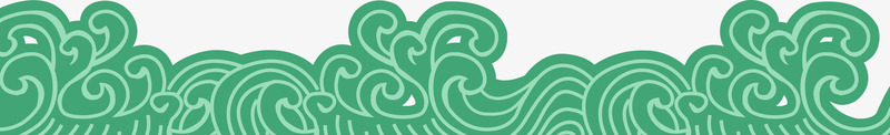 绿色水波波浪简洁卡通边框png免抠素材_新图网 https://ixintu.com 中国风 分割 分割线 水波 波浪 波浪分割线 清凉 绿色 装饰 边框 隔断