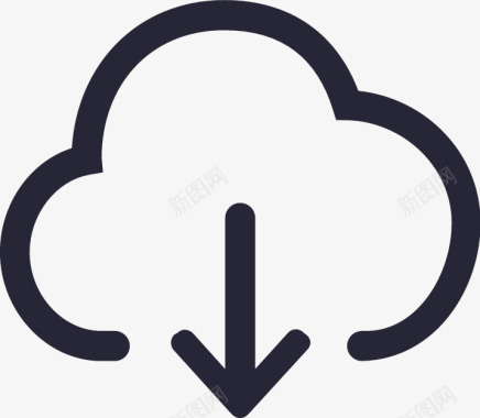 icon云矢量图图标图标