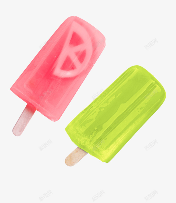 夏天的糖果色雪糕png免抠素材_新图网 https://ixintu.com 冰淇淋 凉爽 夏天 雪糕
