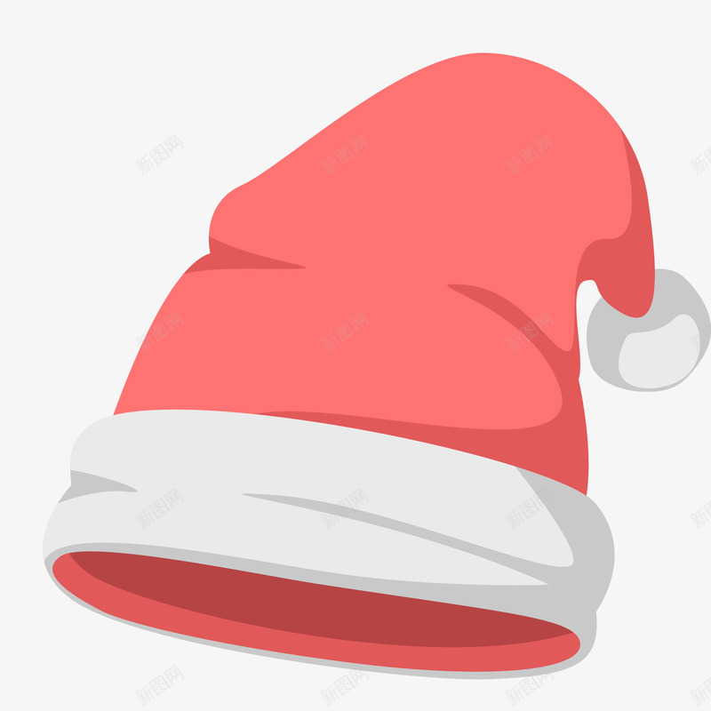 创意红色圣诞节的帽子矢量图ai免抠素材_新图网 https://ixintu.com 创意 卡通 圣诞节 帽子设计 红色 矢量图