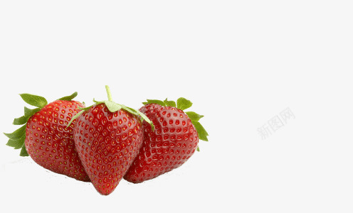 红色草莓水果png免抠素材_新图网 https://ixintu.com 水果 红色 草莓