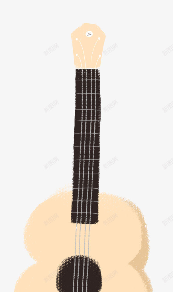卡通手绘乐器吉他psd免抠素材_新图网 https://ixintu.com 乐器 卡通 卡通手绘乐器吉他 吉他 手绘 手绘乐器 音乐