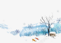 下雪的风景唯美雪景高清图片