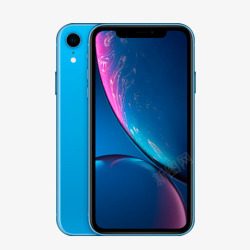 最新科技蓝色圆润齐刘海iphonexs元素高清图片