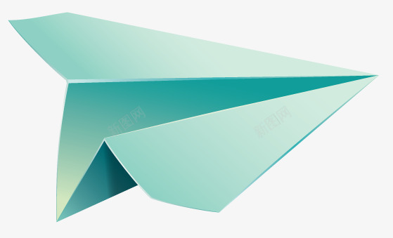 绿色的飞机纸飞机png免抠素材_新图网 https://ixintu.com 纸飞机 绿色 飞机