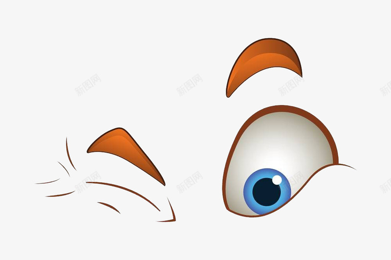 一只眼睛png免抠素材_新图网 https://ixintu.com 创意 卡通手绘 搞怪 眼睛 表情 逗比表情