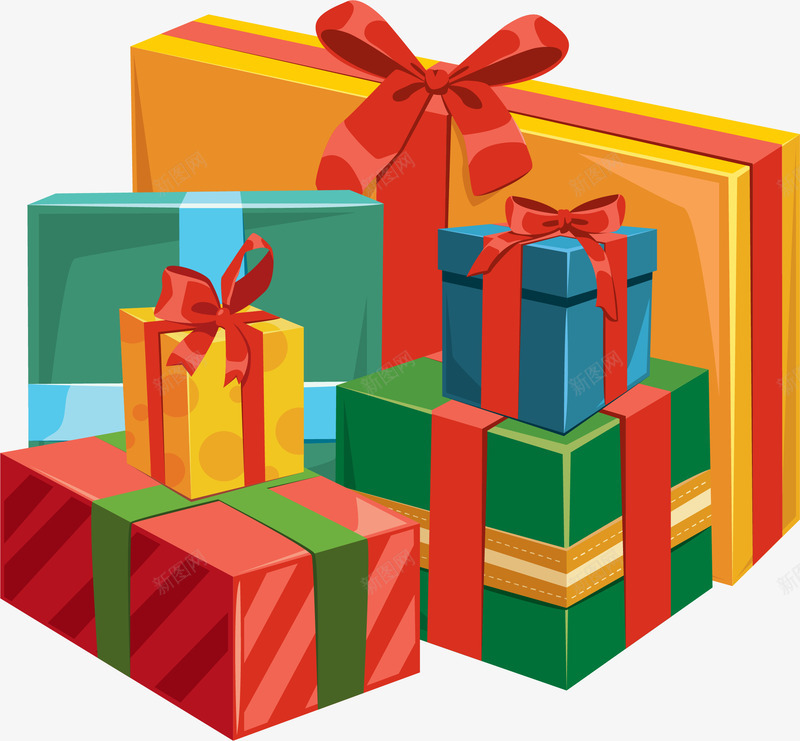 一堆精美礼盒简图png免抠素材_新图网 https://ixintu.com 圣诞礼物 圣诞老人 圣诞节 简图 精美礼盒 送礼物