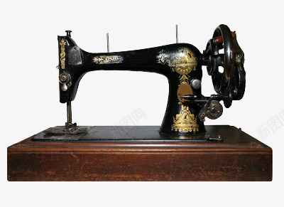 复古缝纫机png免抠素材_新图网 https://ixintu.com 技术工 纺织 衣服