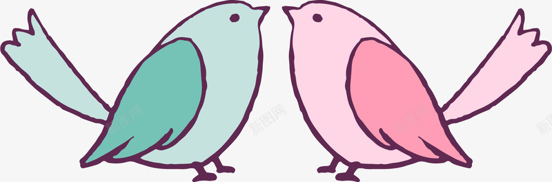 红白色鸽子png免抠素材_新图网 https://ixintu.com 卡通动物 卡通手绘 水彩画 羽毛 装饰图案 鸽子