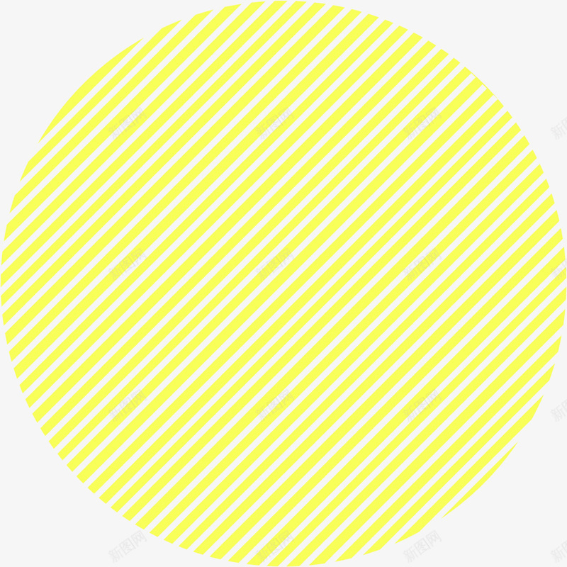 黄色条纹圆形图案png免抠素材_新图网 https://ixintu.com 图案 圆形 条纹 黄色