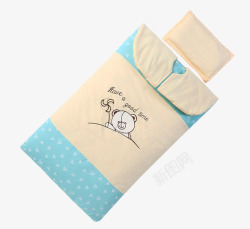 婴儿纯棉用品睡袋被子素材