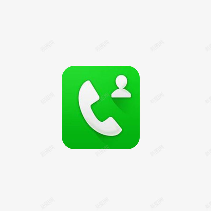 电话通讯本图标png_新图网 https://ixintu.com 图标标志 打电话 电话微信 电话通讯本 绿色白色
