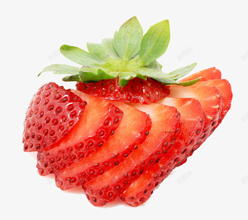 创意草莓片png免抠素材_新图网 https://ixintu.com 创意草莓片 水果 食品