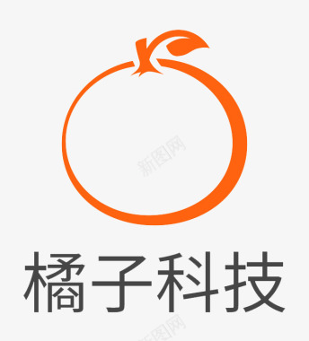 桔子饮品橘子科技logo图标图标