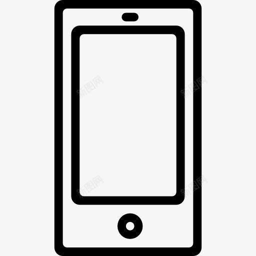 手机的空白屏幕图标png_新图网 https://ixintu.com 手机 手机屏幕展示图 技术 智能手机 电话