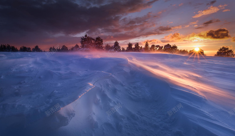 阳光雪地梦幻风景png免抠素材_新图网 https://ixintu.com 梦幻 阳光 雪地 风景