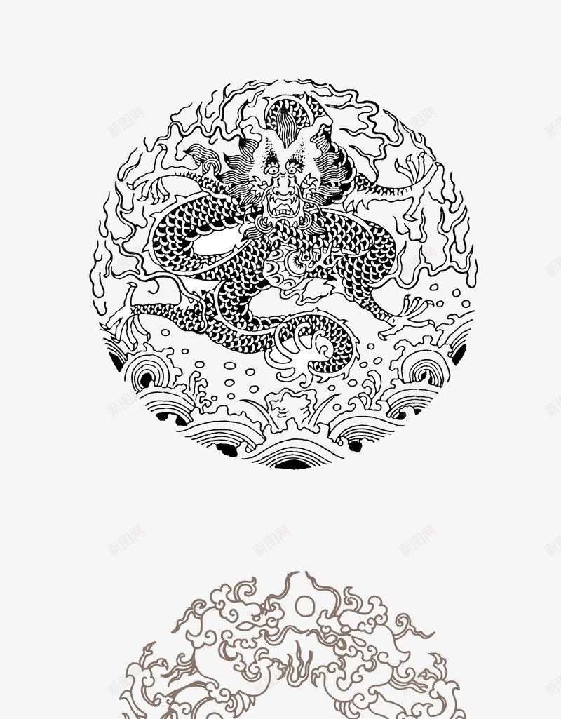 中国传统纹样png免抠素材_新图网 https://ixintu.com 中国传统纹样 中国传统纹案 中国风 中国风符号 图案 花纹 装饰