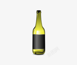 icon生活用品透明玻璃酒瓶矢量图图标高清图片