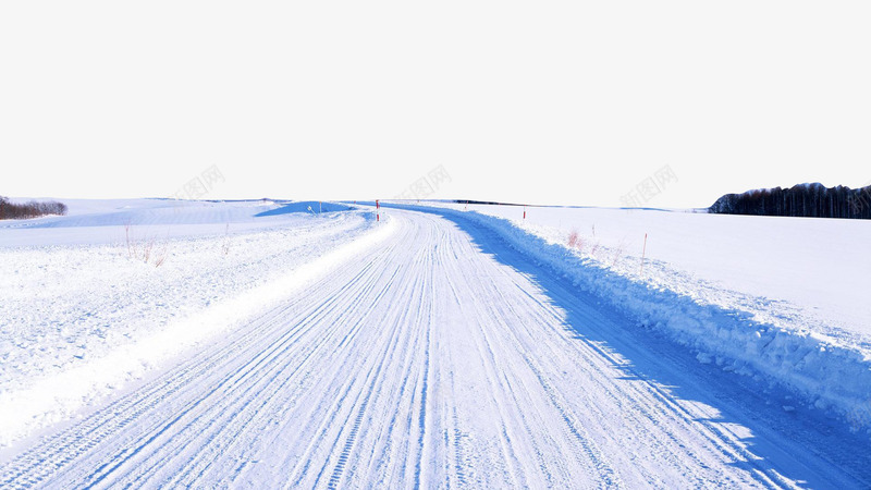 雪地道路png免抠素材_新图网 https://ixintu.com 大雪道路 海报设计 素材 自然 雪 雪地