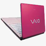 粉红色的电脑笔记本索尼pink图标图标