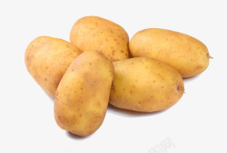 黄灿灿的大土豆素材