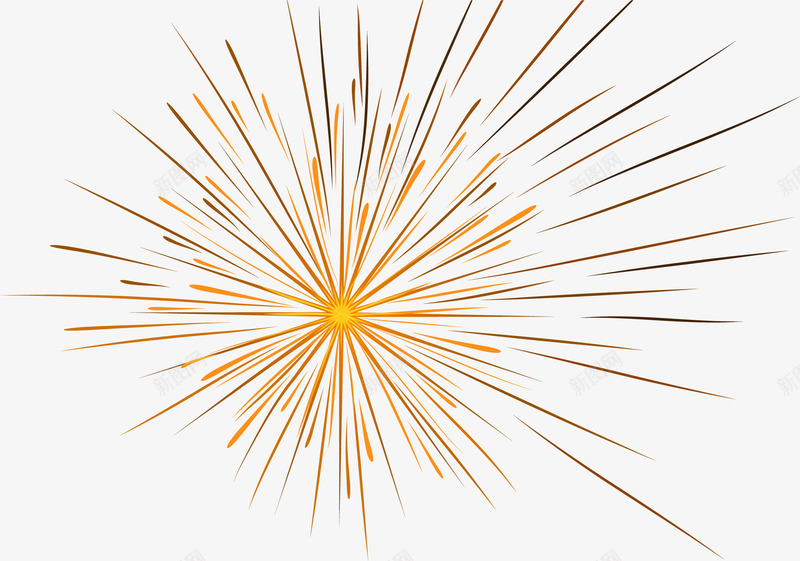 小清新金色闪光png免抠素材_新图网 https://ixintu.com 光束 小清新 烟花 线条 金色 闪光