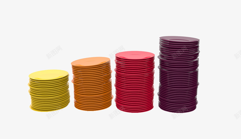 彩色堆叠瓷盘餐盘png免抠素材_新图网 https://ixintu.com 一叠盘子 几何圆 圆柱 堆叠 彩色 瓷器 碗碟 餐具 餐盘