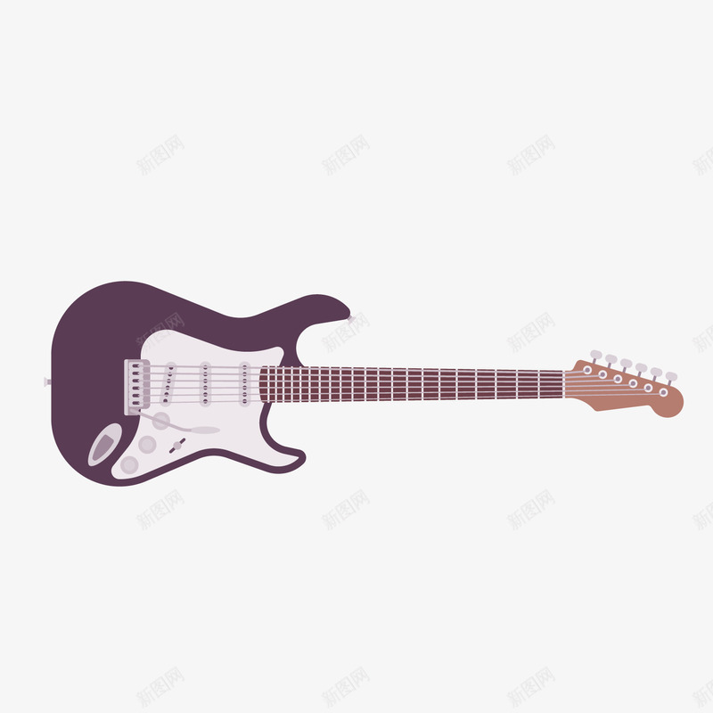 卡通吉他乐器png免抠素材_新图网 https://ixintu.com 卡通乐器 卡通吉他 吉他乐器 新图网 背景装饰
