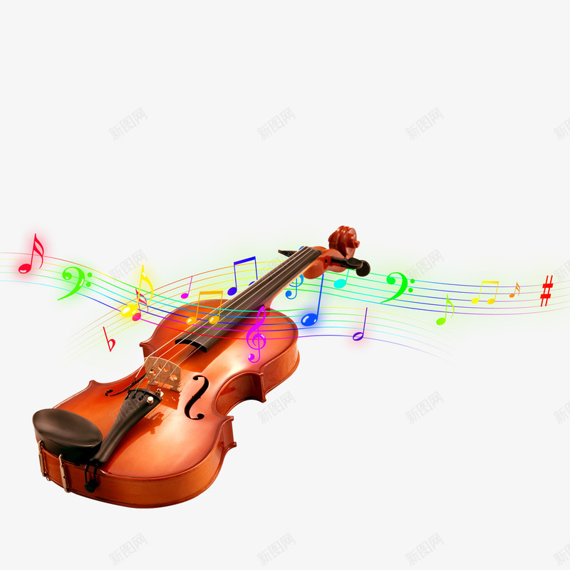 小提琴音乐png免抠素材_新图网 https://ixintu.com 乐器 小提琴 音乐 音符