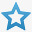空心的蓝色星星icon图标png_新图网 https://ixintu.com 五角星 星星 星级