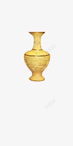 金色古典花瓶素材