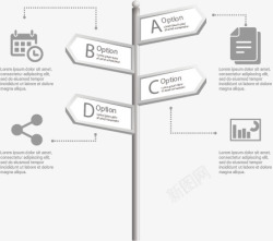 指路牌信息表素材