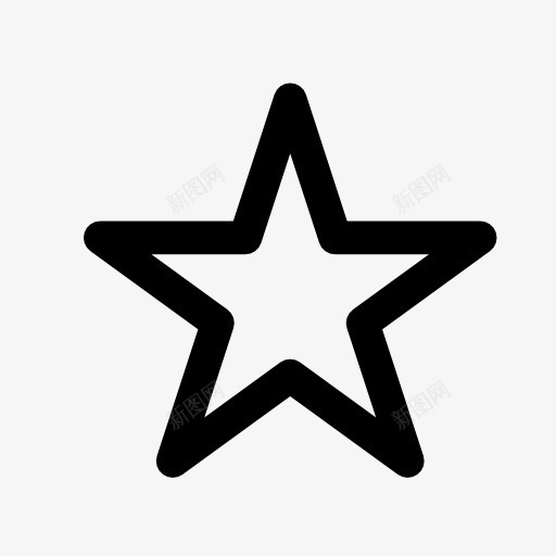 星级icon图标png_新图网 https://ixintu.com 五角星 星星