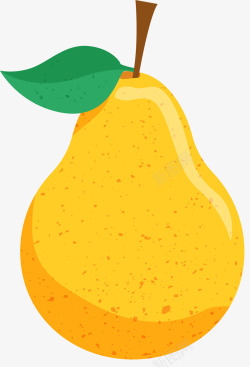 梨子雪梨夏季水果黄色梨子高清图片