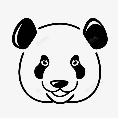 熊猫简笔表情包png免抠素材_新图网 https://ixintu.com 儿童画 可爱 彩色 微笑 熊猫 熊猫表情包 简笔 表情包 黑白