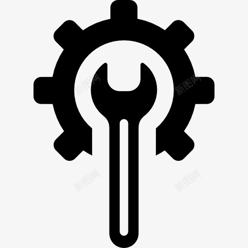 齿轮图标png_新图网 https://ixintu.com 工具和用具 扳手 设置 配置 齿轮