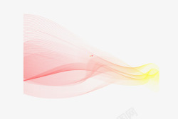 极细条纹动感橙色科技波浪条纹高清图片