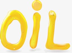 金黄色石油矢量图素材