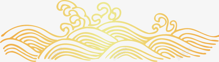 中国风海浪花纹png免抠素材_新图网 https://ixintu.com 中国风 中国风符号 抽象海浪素材 海浪形状 海浪花纹 线条纹样 翻腾的海浪 金色海浪