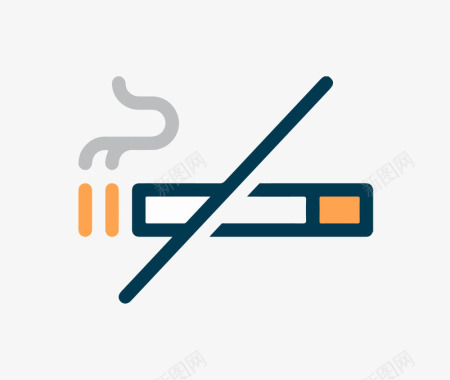 禁止吸烟图标icon图标